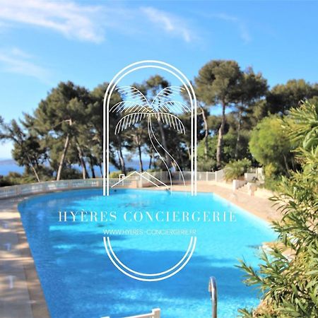 T3 Standing-Splendide Vue Mer - Piscine Parking By Hc Apartamento Hyères Exterior foto
