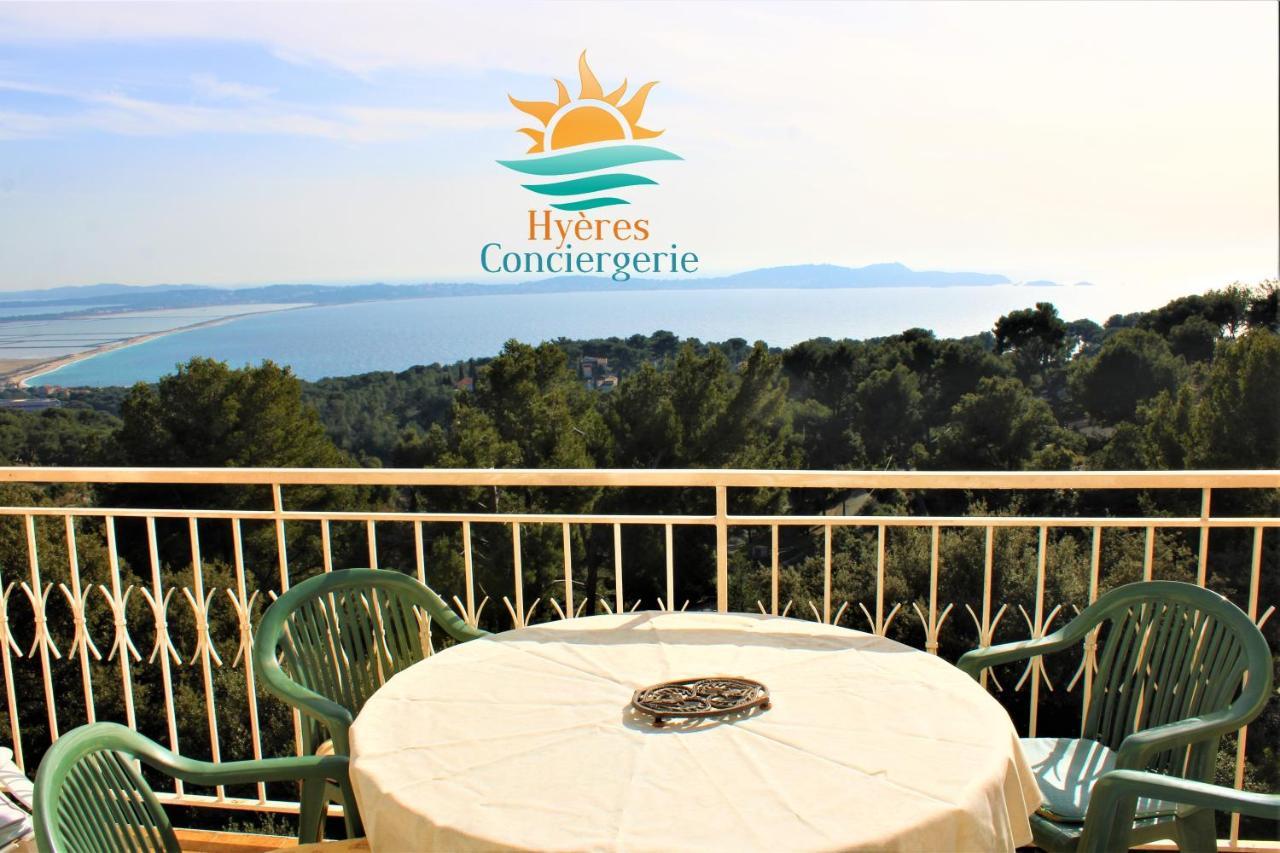 T3 Standing-Splendide Vue Mer - Piscine Parking By Hc Apartamento Hyères Exterior foto