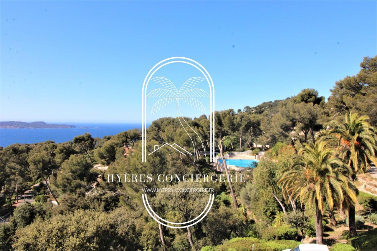 T3 Standing-Splendide Vue Mer - Piscine Parking By Hc Apartamento Hyères Exterior foto